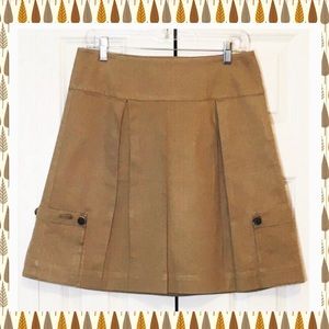 Merrell Women’s Tan Pleated Skirt Size 8